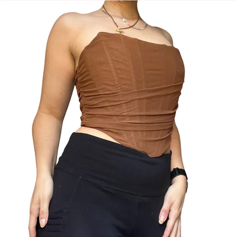 Brown corset